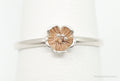 Vintage Designer Boma Flower Sterling Silver Ring - Size 7
