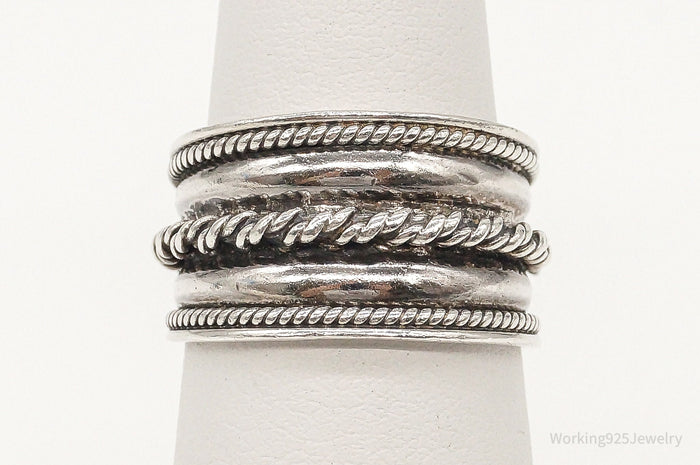 Vintage Designer Chapal-Zenray Sterling Silver Ring Size 5.75
