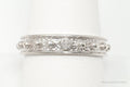Vintage Designer Diamond Sterling Silver Ring - Size 10