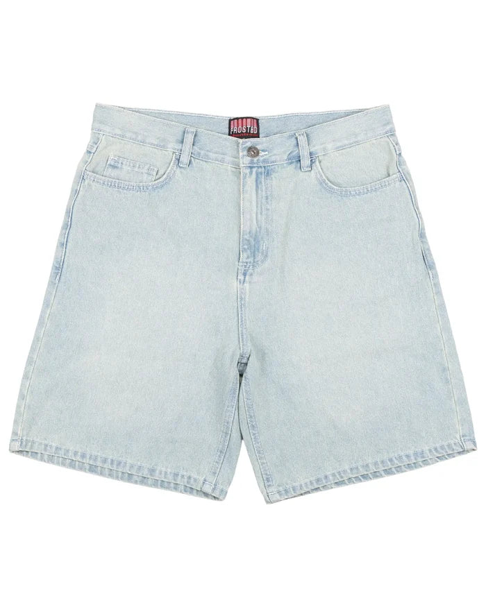 Wavy Baggy Shorts - Sunfaded Blue