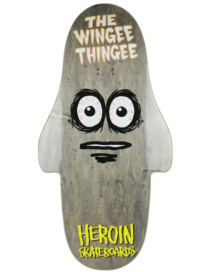 Wingee Thingee Skateboard Deck Grey