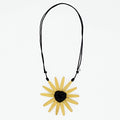 Yellow Amaya Flower Statement Necklace
