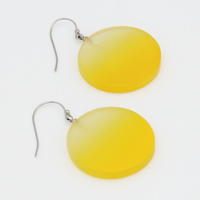 Yellow Fantasy Ombre Earrings - Sylca Designs - Chunky Jewelry