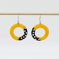 Yellow Inez Earrings - Sylca Designs - Artsy Chunky Jewelry