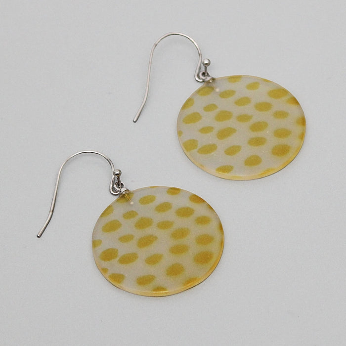 Yellow Maureen Earrings - Sylca Designs - Chunky Jewelry
