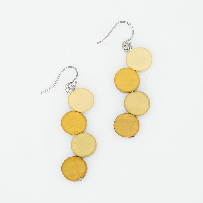 Yellow Ombre Eva Dangle Earrings