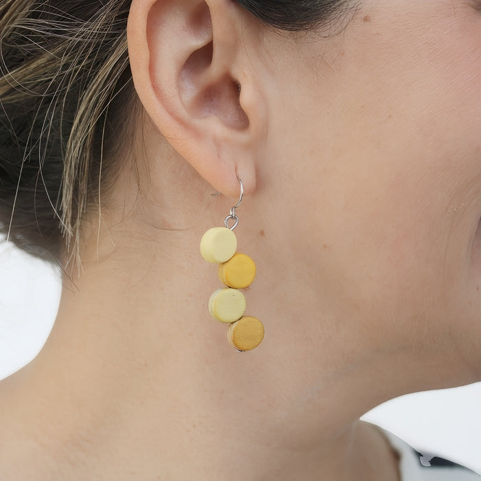 Yellow Ombre Eva Dangle Earrings