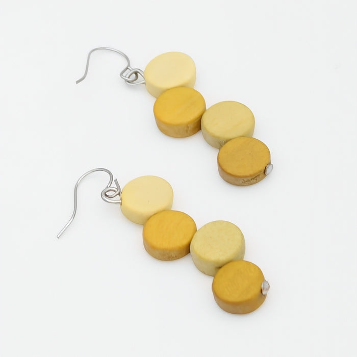 Yellow Ombre Eva Dangle Earrings