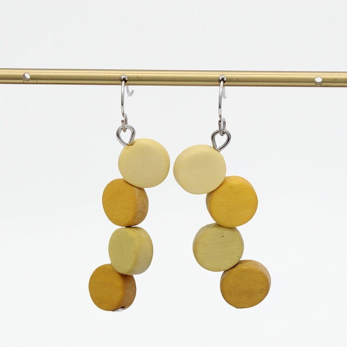 Yellow Ombre Eva Dangle Earrings
