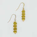 Yellow Roca Drop Earrings - Sylca Designs - Chunky Jewelry
