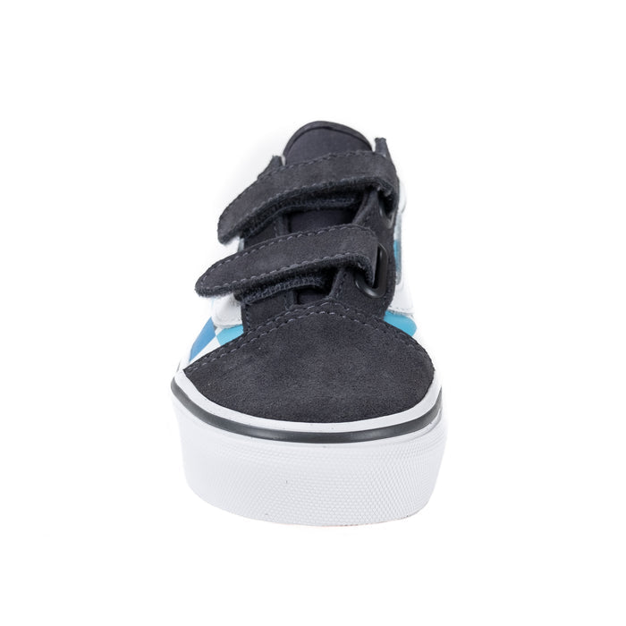 Youth Old Skool V - (Glow Checkerboard Sharks)