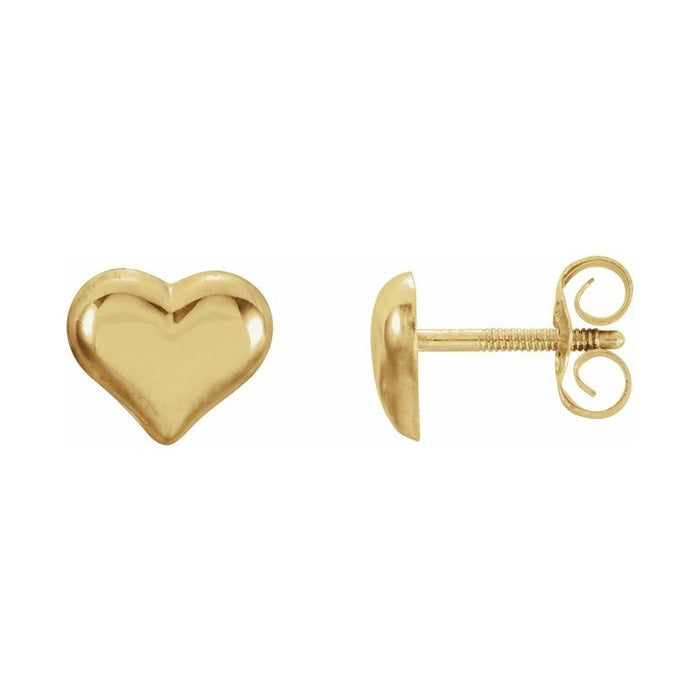 Youth Puffed Heart Earrings