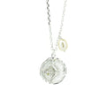 zodiac sagitarrius necklace silver