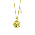 virgo zodiac necklace gold